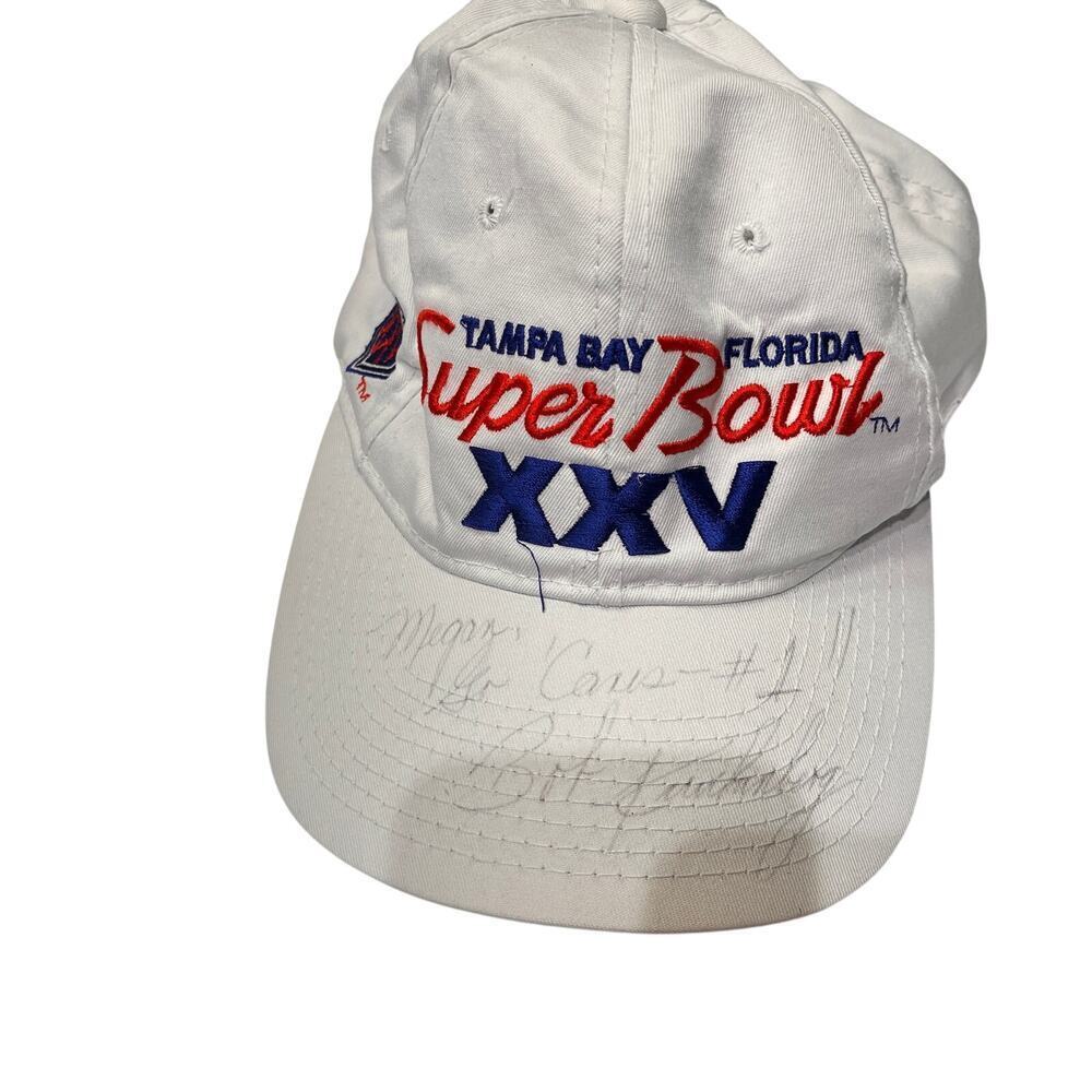 VTG Super Bowl XXV White 1991 Tampa Bay Baseball Cap